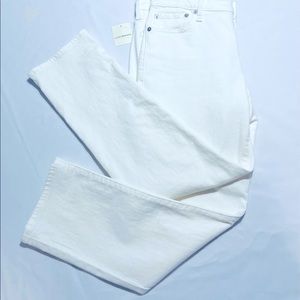 New! Lucky Brand Jeans Women's White Size 27 Sweet Crop Mid Rise Ladies